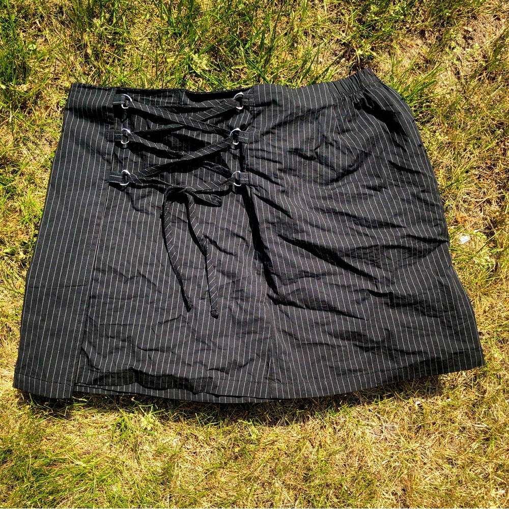 Pinstriped Skirt